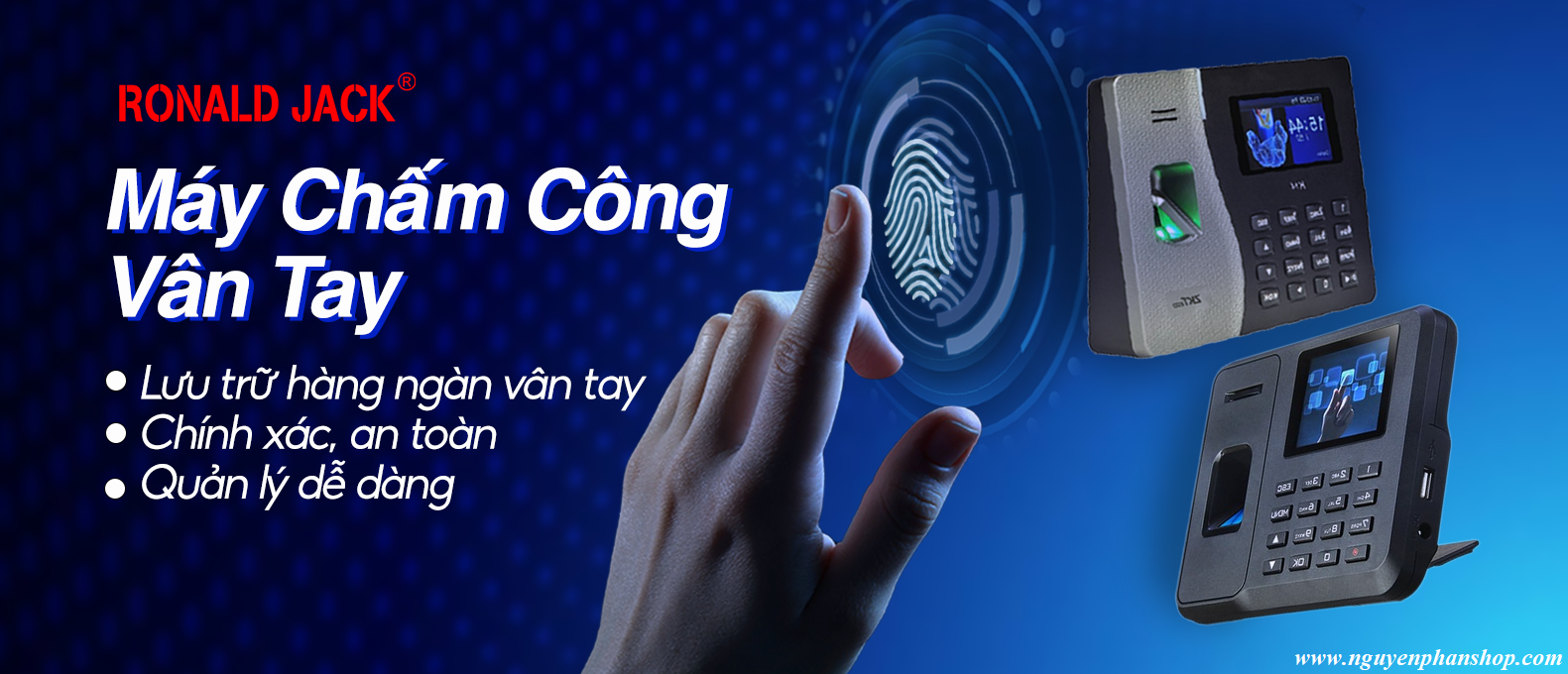 Máy chấm công vân tay