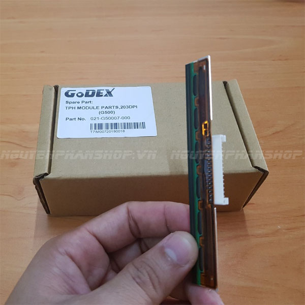 Đầu in máy in mã vạch Godex G500