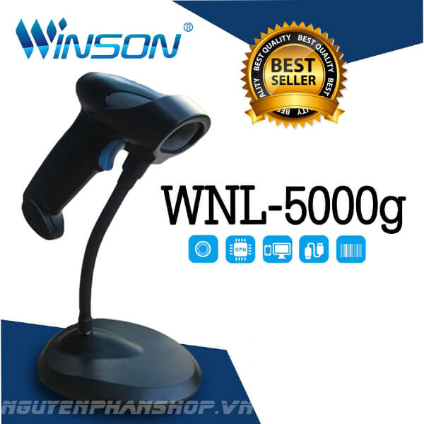 Máy quét mã vạch Winson WNL-5000g