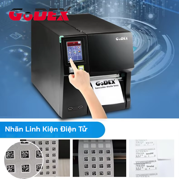 Máy in mã vạch Godex ZX1200Xi+