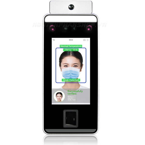 Máy chấm công khuôn mặt nhận diện khẩu trang FacePro1-TD