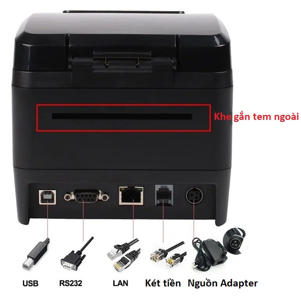 Máy in hóa đơn - tem mã vạch Zywell ZY310