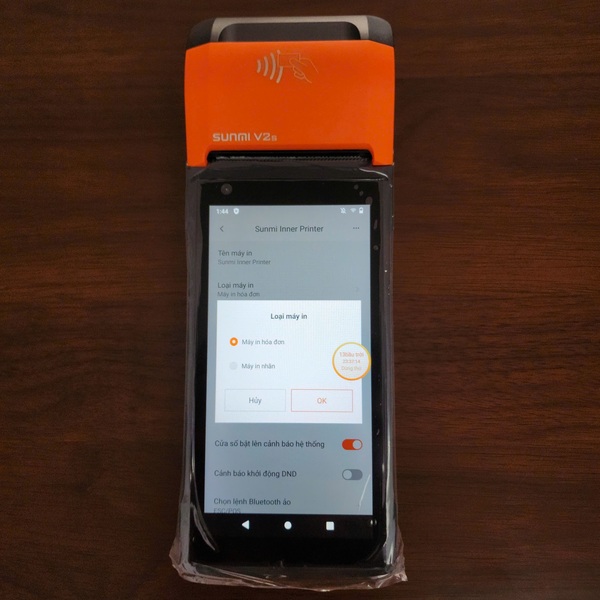 Máy bán hàng cầm tay SUNMI V2S (NFC)