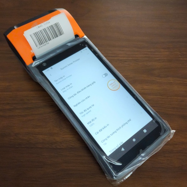 Máy bán hàng cầm tay SUNMI V2S (NFC)