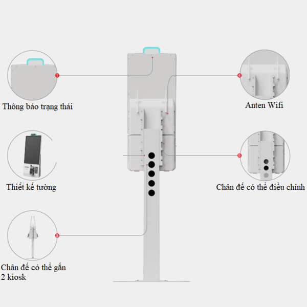 Kiosk bán hàng tự động Elanda S27 (J6412/8G/128G)